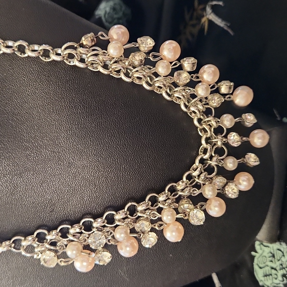 Paparazzi Pearl & Rhinestone Necklace